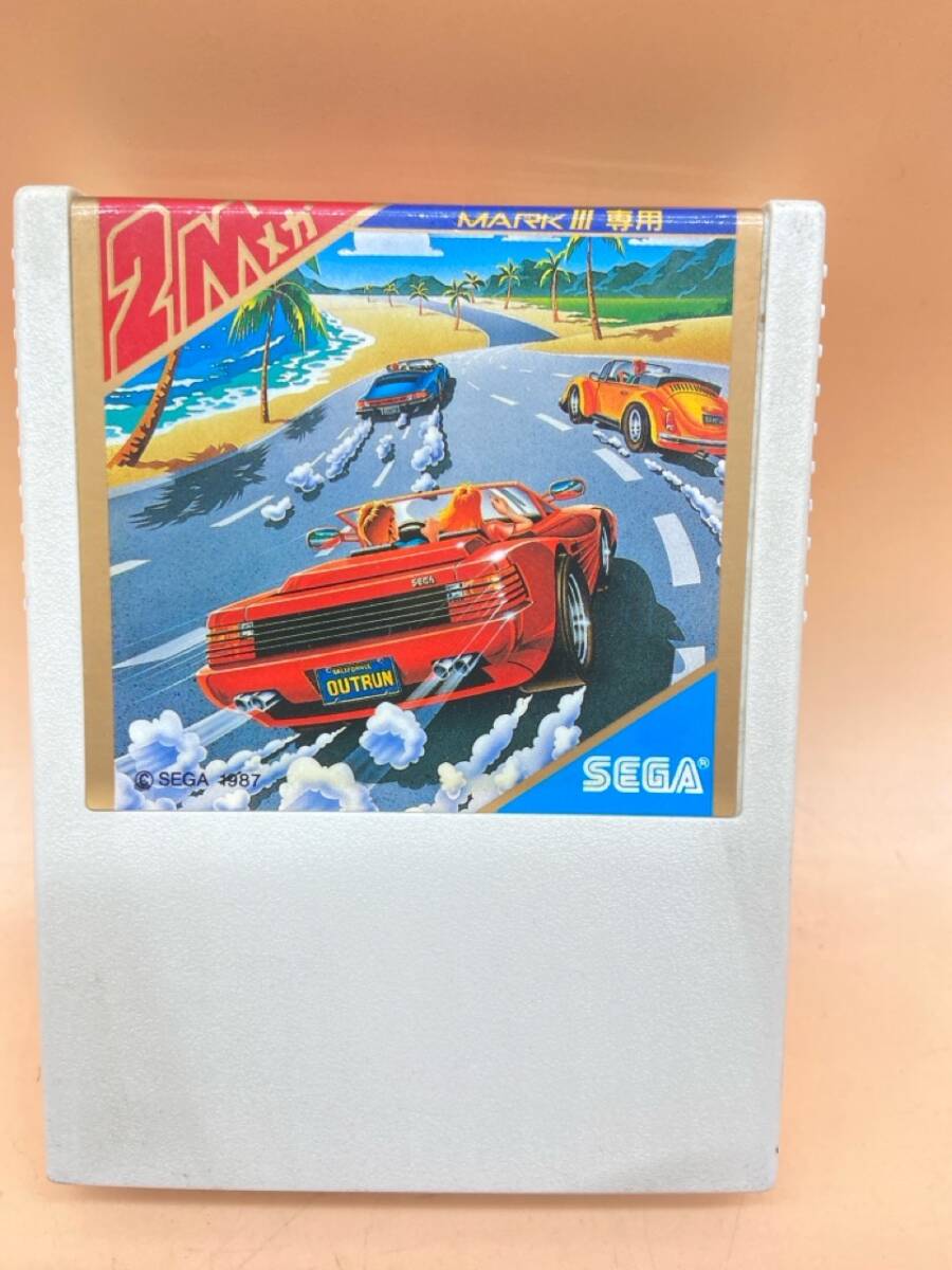 C176［ジャンク品］アウトラン SEGA MARKⅢ専用　カセット　ソフト_画像1