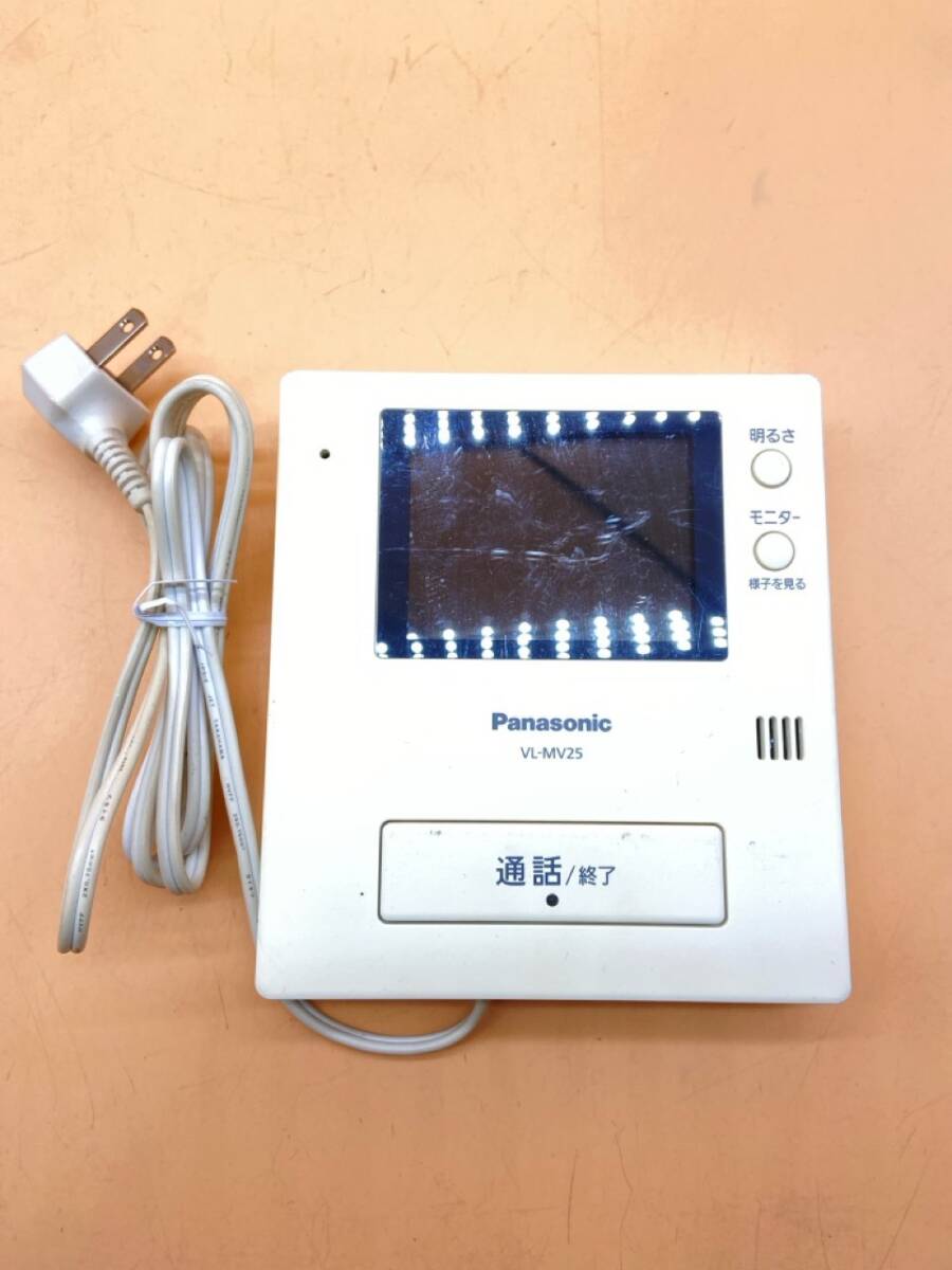 C190［動作未確認品］Panasonic テレビドアホン　VL-MV25K（通電OK)　VL-V566（動作未確認）セット_画像3