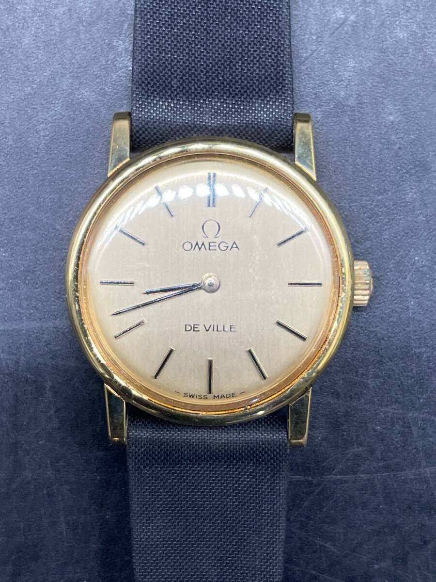 C340［動作未確認品］OMEGA 腕時計 オメガ デビル DEVILLE 手巻き 17石の画像2