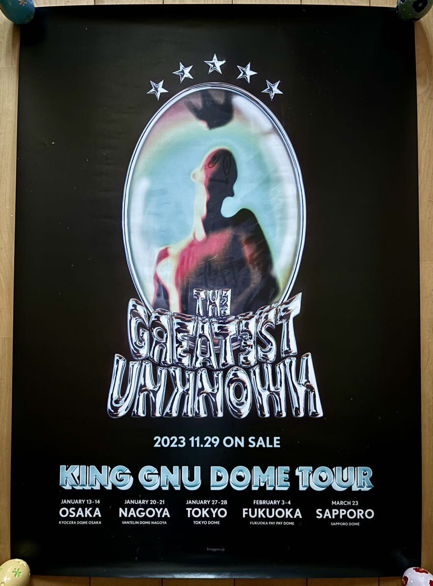 King Gnu『THE GREATEST UNKNOWN』告知ポスター♪_画像1