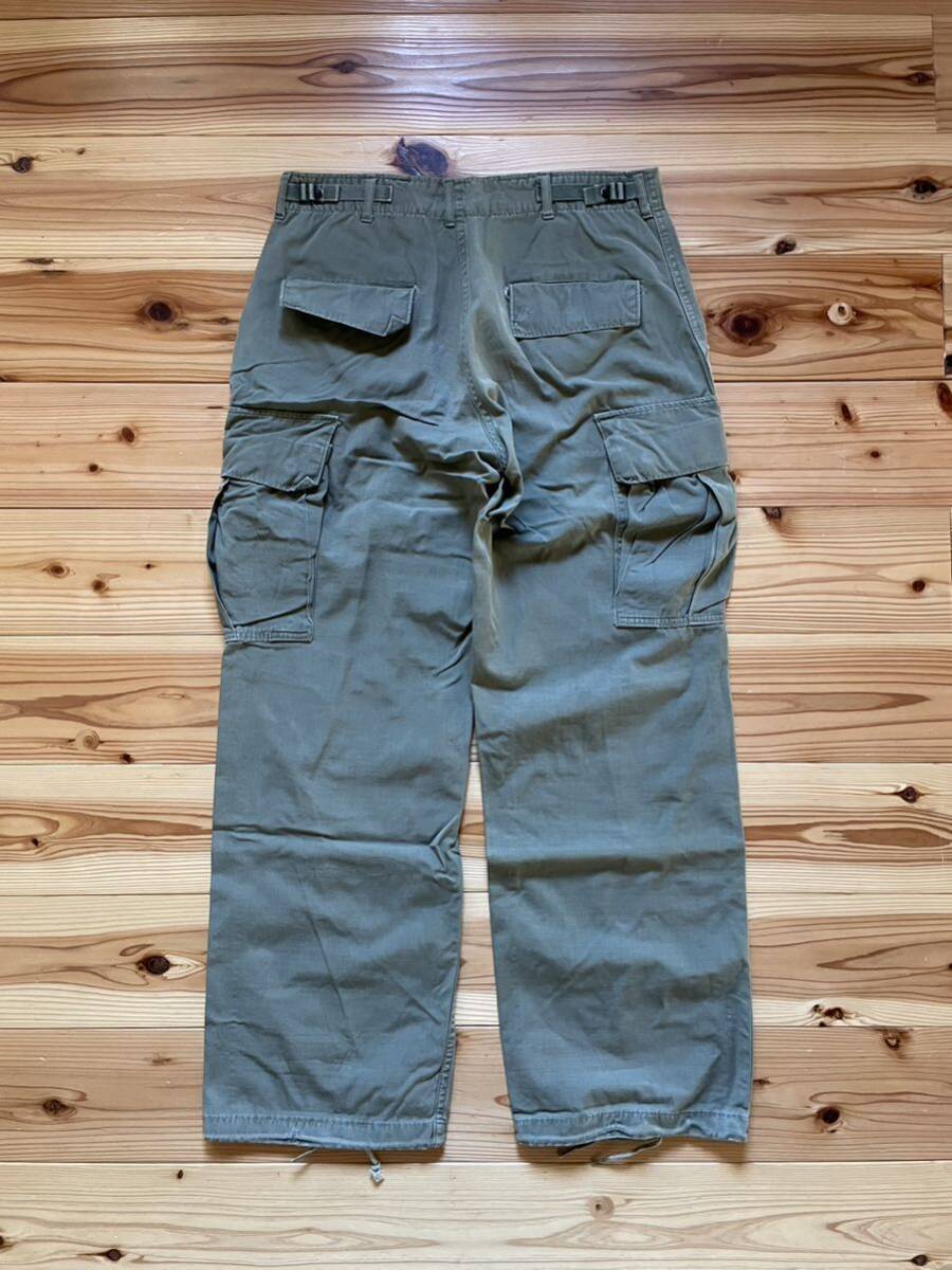 60’s US Army 4th Jungle Fatigue Pants カーゴパンツ 米軍 アメリカ古着 ヴィンテージ small-regularミリタリー_画像2