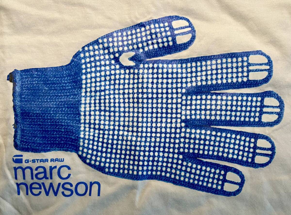 ◆G-star raw Marc Newson◆マークニューソン 生産終了品 Tシャツ 半袖 ホワイト 未使用品 デッドストック_画像2