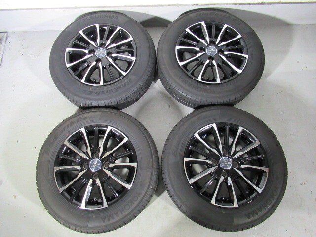 ★激安即決★ 中古タイヤ＆ホイール 4本セット YOKOHAMA BluEarth-Es Es32 175/70R14 84S 2023年製 14×5.5J 100/4H+43 67Φ Y00130_YOKOHAMA BluEarth-Es Es32