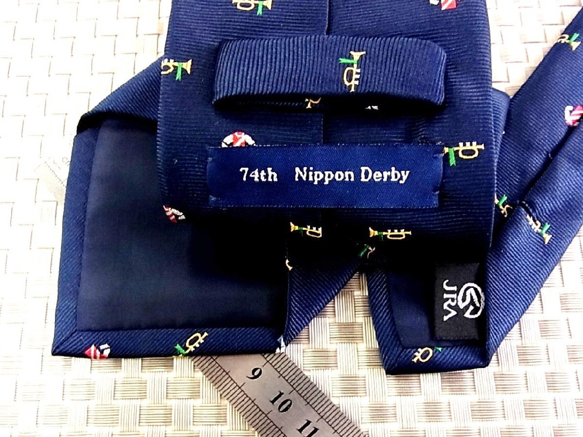 ★kB0577★【競馬 JRA】日本ダービー 74th 勝負服【美品】ネクタイ_画像2