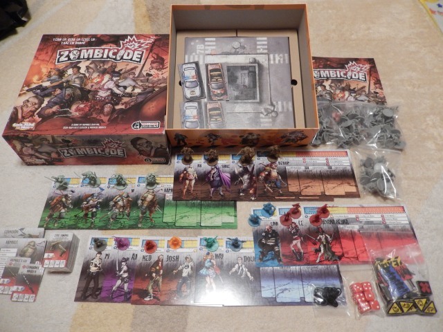 ★貴重品！ 初代ゾンビサイド＋追加サバイバーセット　Zombicide　（ミニチュア　ボードゲーム　CMON　マッシブダークネス）_全部です