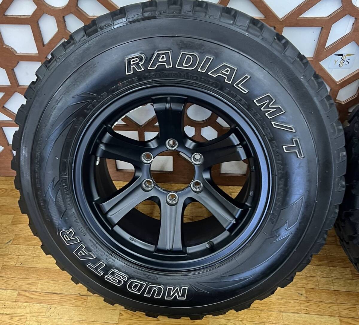 MUDSTAR RADIAL M/T LT245/75R16 10P 夏タイヤWeds KEELER キーラー 16インチ 8J 6H PCD139.7+2 Delica space gear lift upの画像2