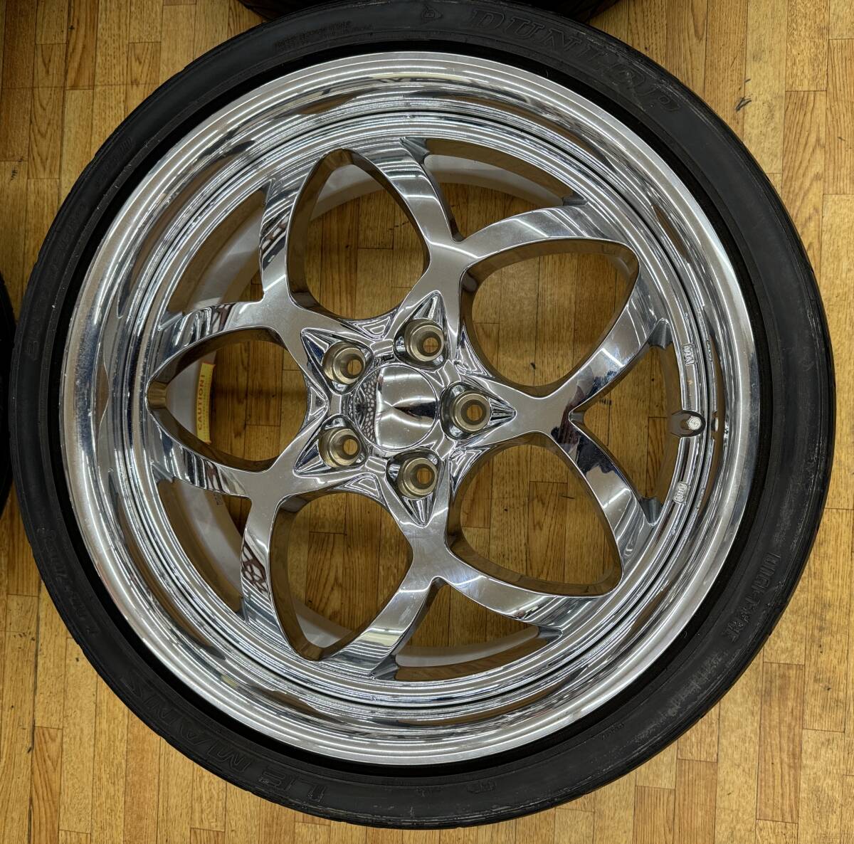 美品！！！G-CORPORATION CONQUISTADOR(コンキスタドール)F 19x8.0jj is+38 R19x9.0jj is+38 スプラーＦＤ３Ｓ　１８０ＳＸ　s13/14_画像2