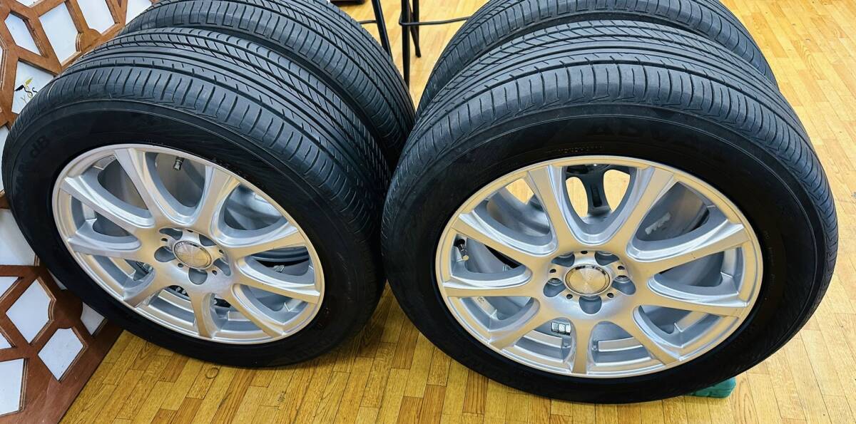 美品！！！DUFACT 16インチアルミ 5穴 PCD100 6.5J +48 FT 86 プリウス カローラ スバル BRZ インプレッサ Yokohama advan 205/55r16_画像8