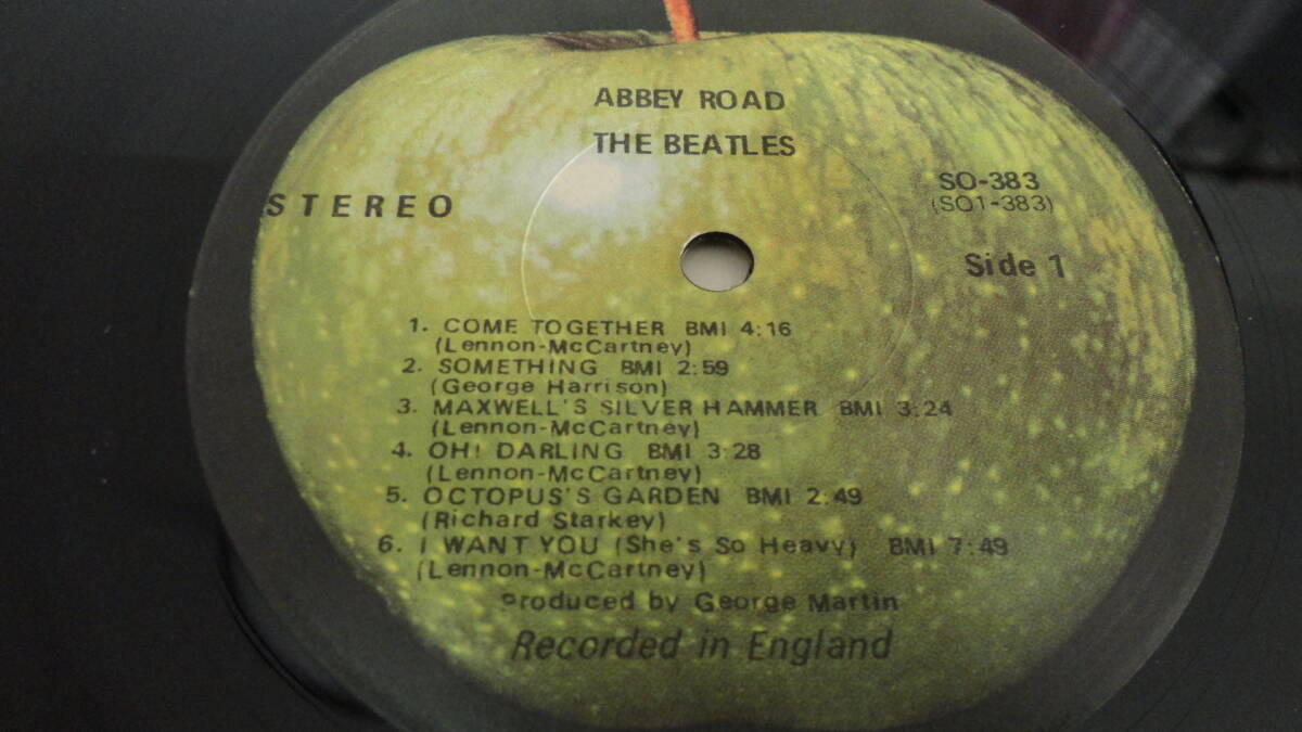 THE BEATLES ABBEY ROAD アビーロード LP USA盤 APPLESO-383 当時物の画像5