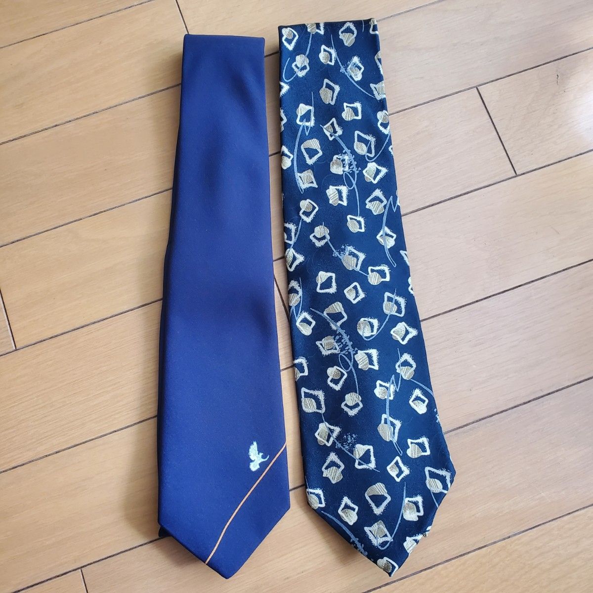 ネクタイ 2本セット メンズ NOBUO NAKAMURA VISA 紺 ネイビー