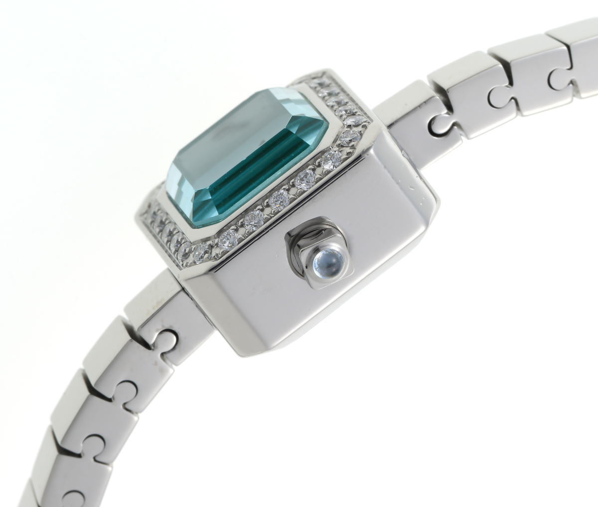 CORUM Corum shuga- Cube diamond quartz 137.430.47 SS lady's clock 2310292