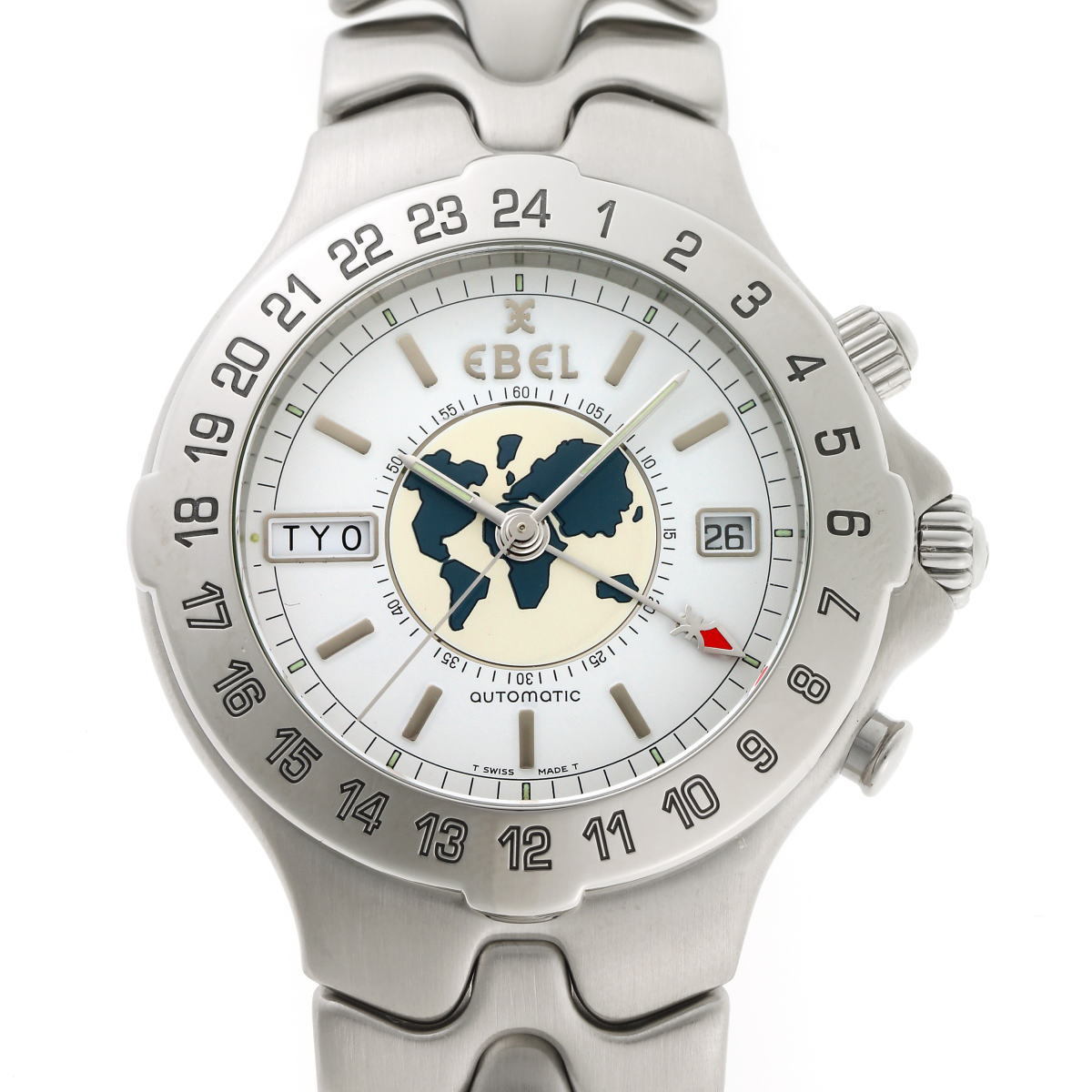 EBEL Ebel sport wave World Time automatic E9122641 SS men's clock 2310306