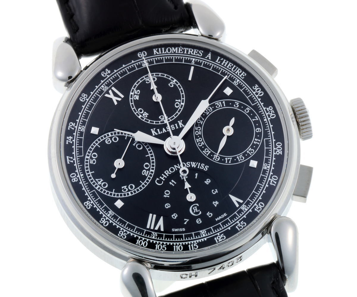 CHRONOSWISS Chronoswiss Classic chronograph automatic CH7403-CB SS men's clock 2310276