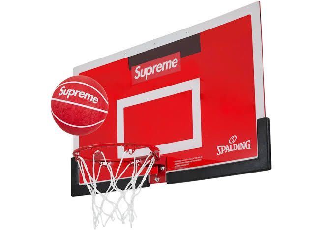 【新品 23AW】Supreme x Spalding Mini Basketball Hoop Red シュプリーム スポルディング ミニバスケットボールフープ_画像1