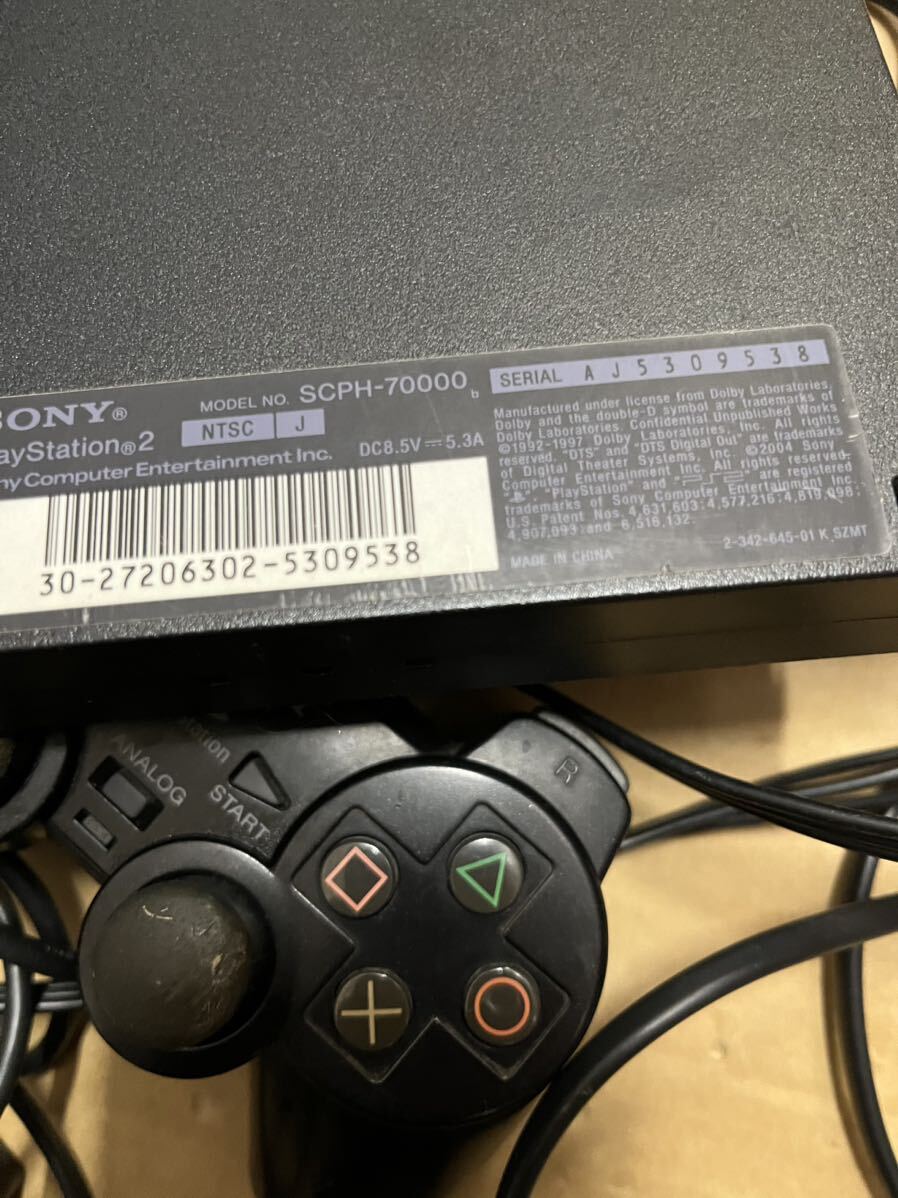 PlayStation2本体（SCPH-70000 CB/チャコールブラック） PS2_画像5