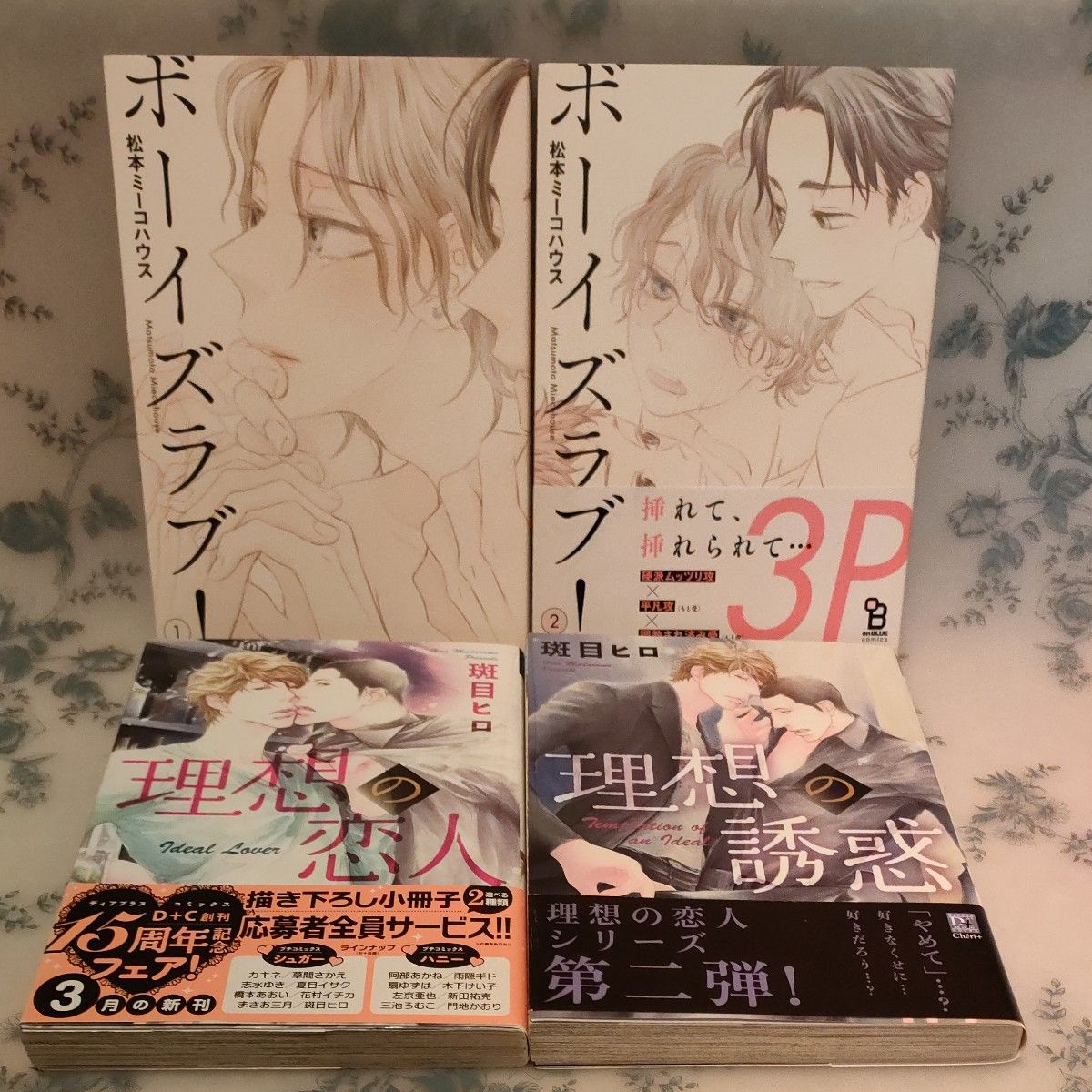 ボーイズラブ！ 1巻2巻　松本ミーコハウス　理想の誘惑　理想の恋人　斑目ヒロ