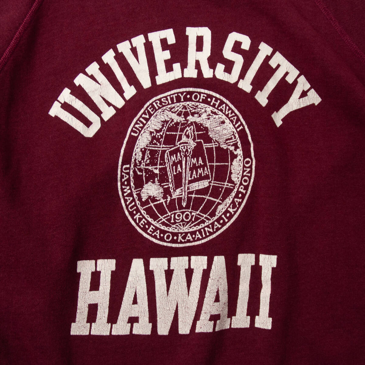 XL 1980年代 ハワイ大学 ビンテージ スウェット UNIVERSITY OF HAWAII_画像3