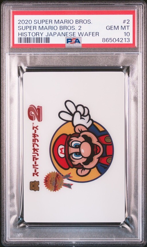 PSA10 No 2 マリオブラザーズ2 スーパーマリオ ヒストリーカード PSA10 No 2 マリオブラザーズ2 スーパーマリオ ヒストリーカード
