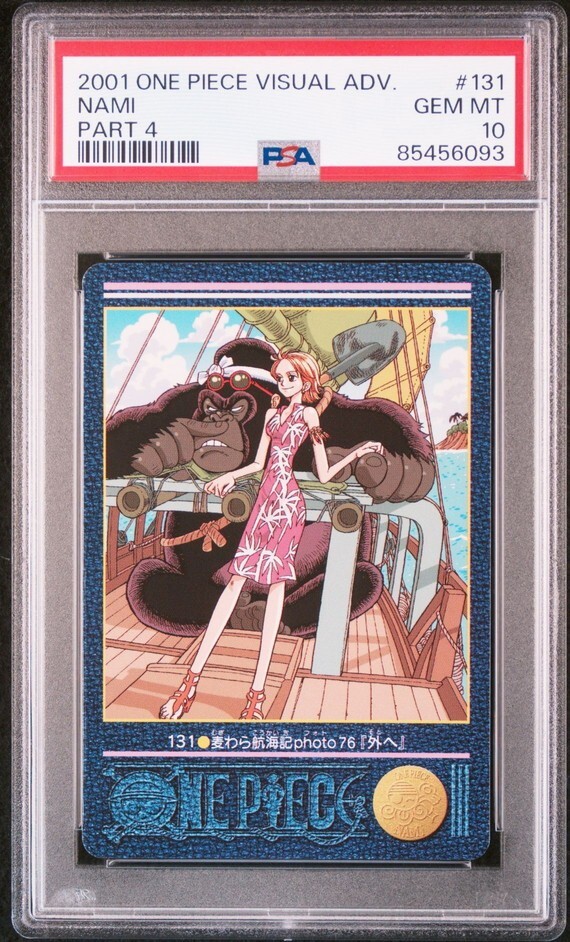 ☆ PSA10 No.131 外へ ナミ ☆ ワンピース ビジュアル ☆ PSA10 No.131 外へ ナミ ☆ ワンピース ビジュアル