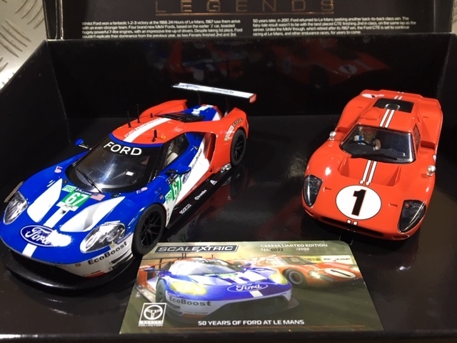 1/32 SCALEXTRIC C3893A 50 YEARS OF FORD AT LE MANS スロットカー