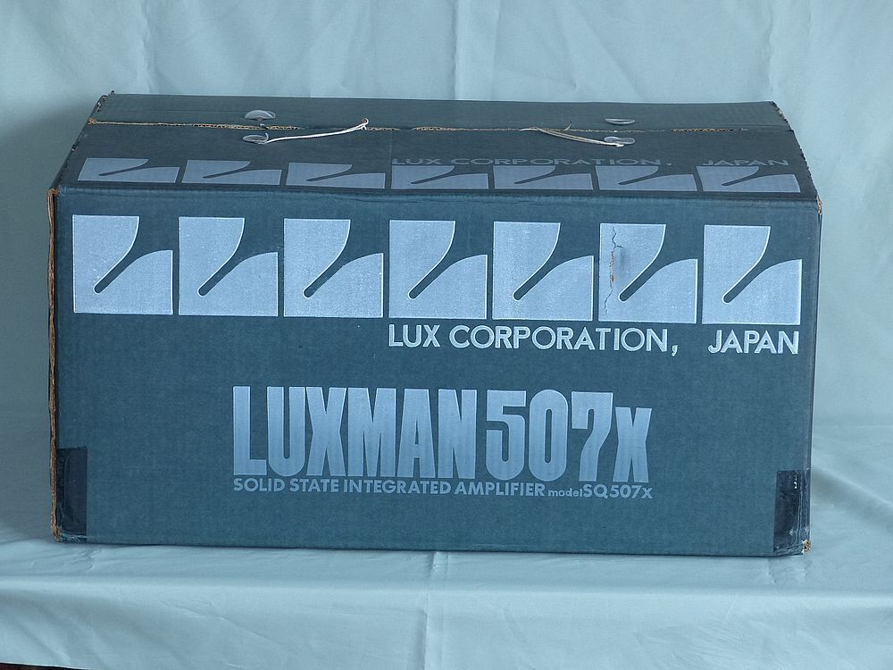 LUXMAN/ラックスマン SQ507X プリメインアンプ スイッチ接点整備品 元箱付の画像6