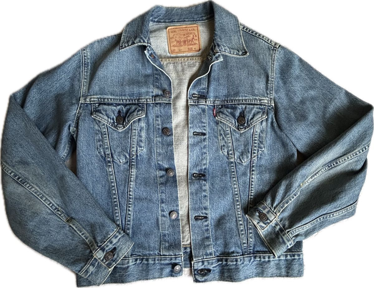 LEVI’S 557 サイズ40 3rd デニムジャケット メンズ 90年代 Gジャン トラッカージャケット BIGＥ リーバイス