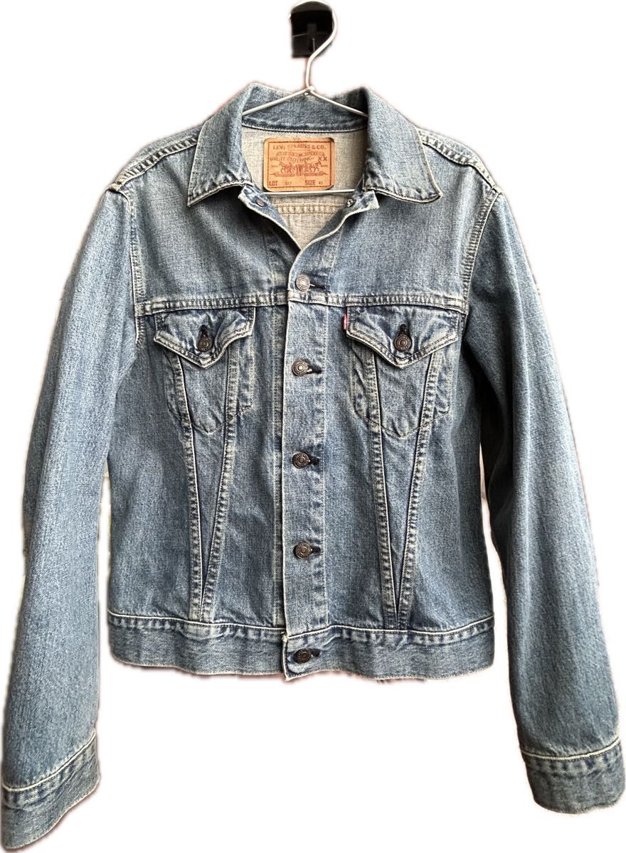 LEVI’S 557 サイズ40 3rd デニムジャケット メンズ 90年代 Gジャン トラッカージャケット BIGＥ リーバイス