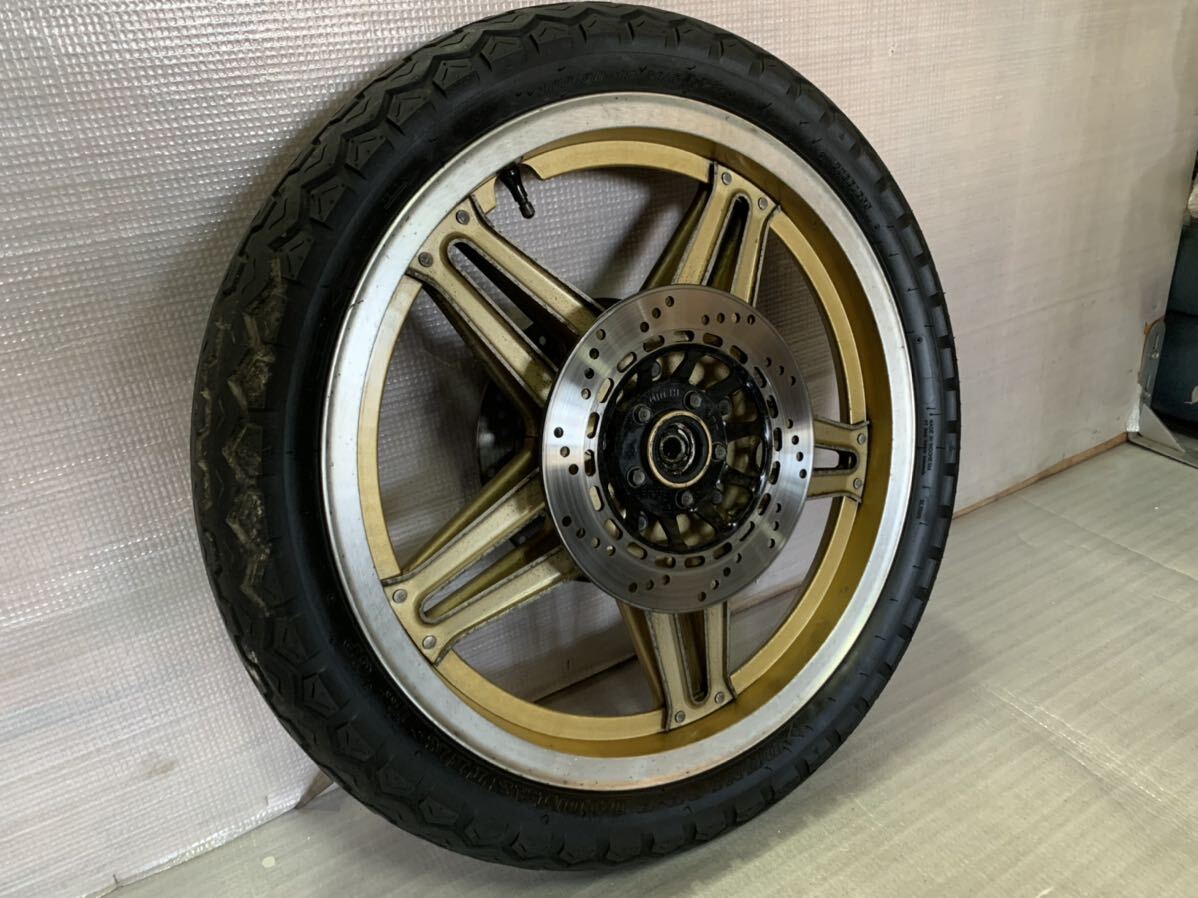 ホンダ 希少 NC04 CB400D スーパーホーク 3R ウラコム 裏コム ダブル ディスク ホイール 検 MC03 ホーク コムスター トリプル CB250 CB400の画像8