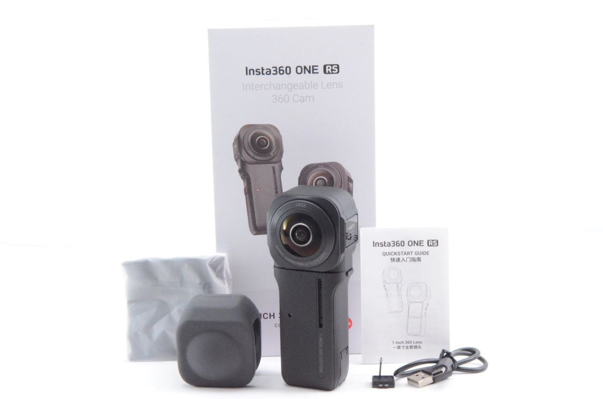 超美品★Insta360 ONE RS 1インチ 360度版 デュアル1インチCMOSセンサー搭載 6K動画 アクションカメラ【ライカと共同開発】★元箱付きの画像1