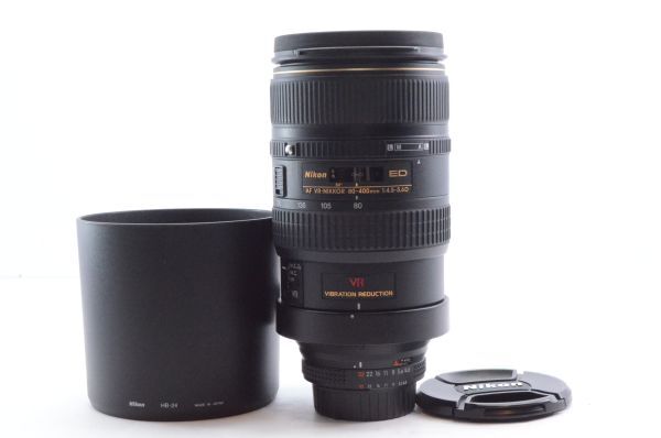 超美品★Nikon ニコン Ai AF NIKKOR ED 80-400mm F4.5-5.6D VR フルサイズ対応 高倍率望遠ズームレンズ G0012402150_画像5