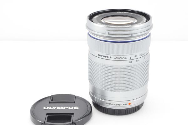 美品★OLYMPUS オリンパス M.ZUIKO DIGITAL ED 40-150mm F4.0-5.6 R シルバー 望遠ズームレンズ R1464の画像6