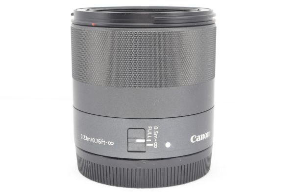 極上美品★Canon キヤノン EF-M32mm F1.4 STM ブラック ミラーレス一眼カメラ対応 単焦点レンズ R1474の画像4