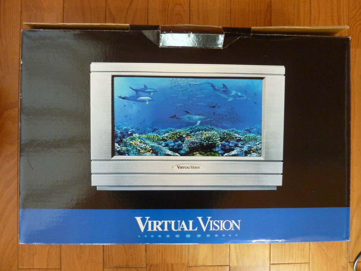 VIRTUAL VISION 熱帯魚 バーチャルビジョン 3D 中古品 元箱、取説、ACアダプター 昭和レトロ アンティーク_画像1