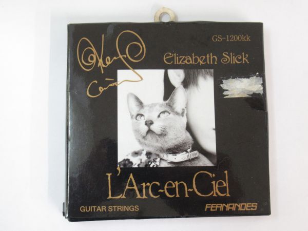 AB 7-10 внутри пакет нераспечатанный Fernandes L'Arc-en-Ciel электрогитара струна GUITAR STRINGS L\'Arc~en~Ciel GS-1200kk 09-46