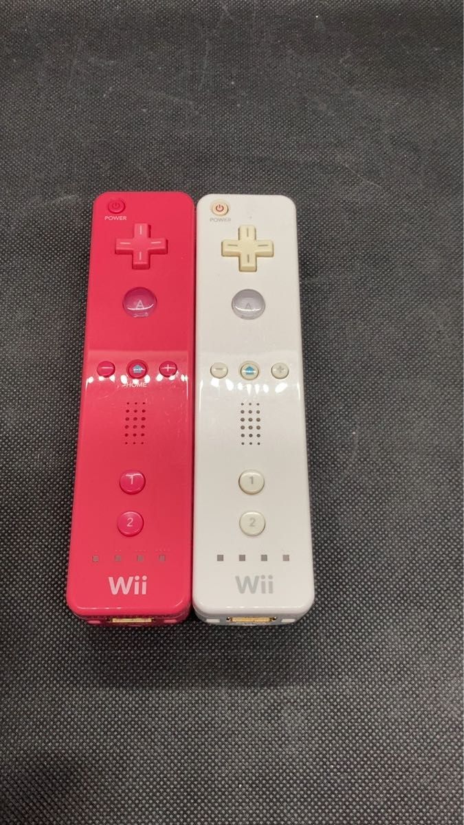 Wii リモコン 任天堂 白　ピンク