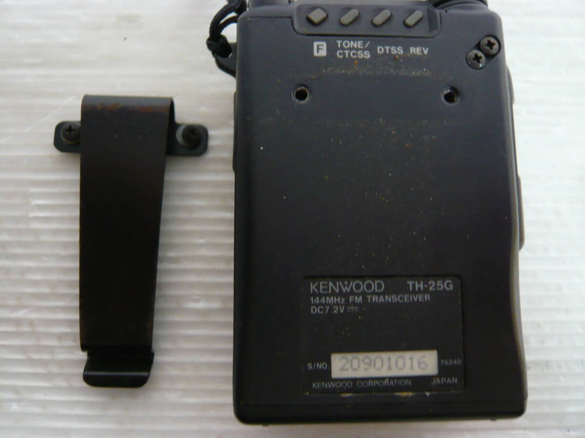 ./KENWOOD/ transceiver . Mike /TH-25G/SMC-33/144MHz/DC7.2V/ transceiver parts / Showa era / retro / Vintage / operation not yet verification *3.7-114*