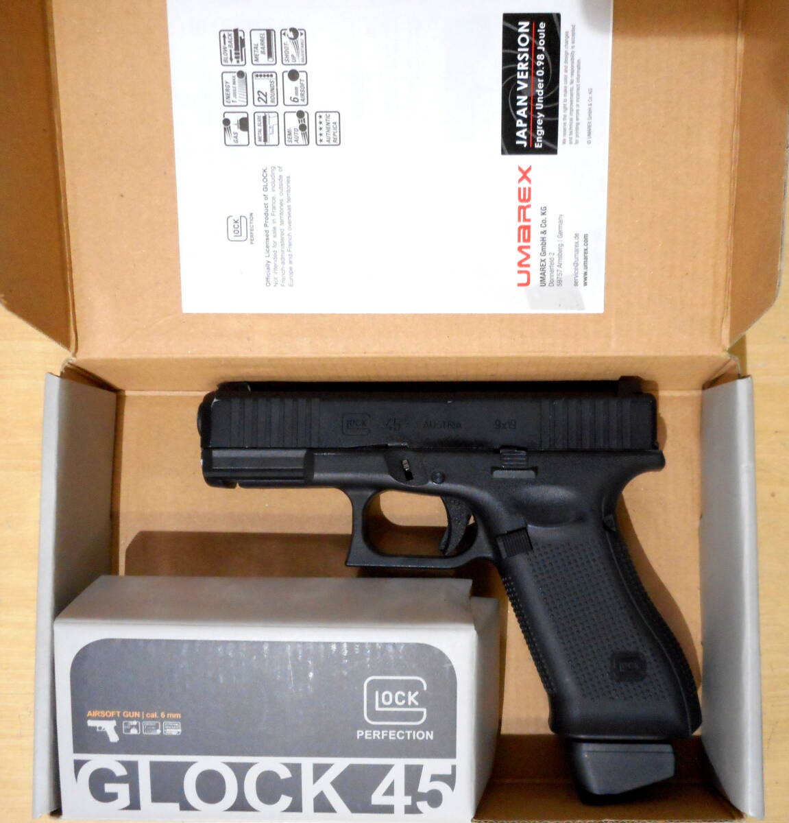 UMAREX グロック GLOCK45(G45)Gen.5 ガスブローバック_画像1