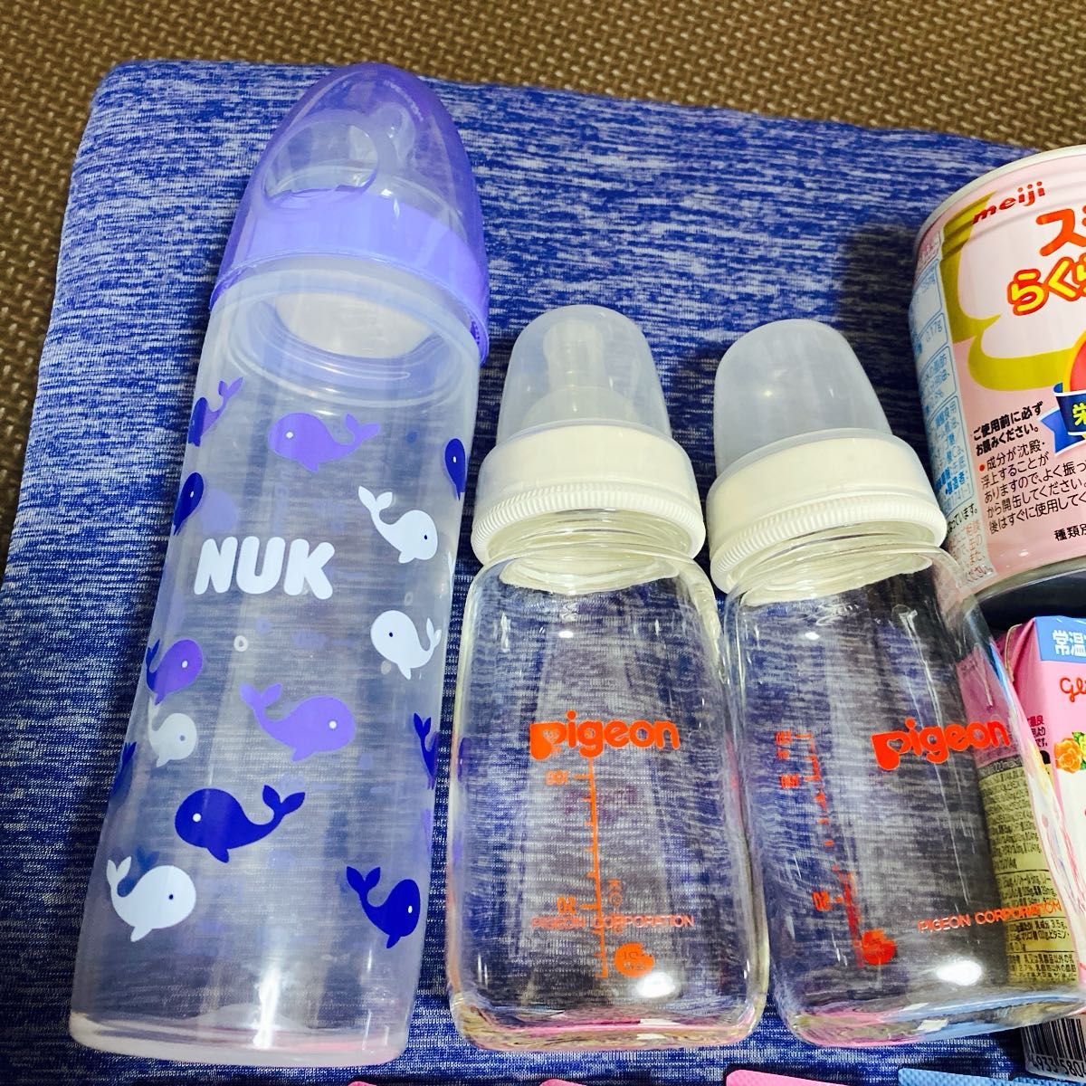 カテ変◎ Pigeon NUK 哺乳瓶  アイクレオ 粉ミルク ミルトン milton CP 液体 ミルク