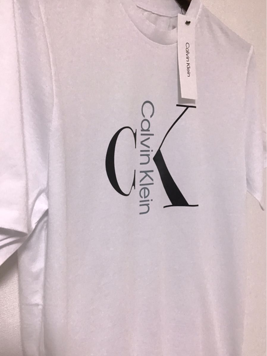 新品　Calvin Klein カルバン クライン メンズ　ビッグロゴ　Tシャツ