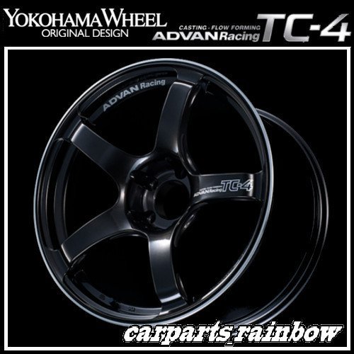 ★YOKOHAMA WHEEL ADVAN Racing TC-4 forJaoaneseCars 17×7.5J 5/100 +37★BGR/ブラックガンメタリック★新品 4本価格★_画像1