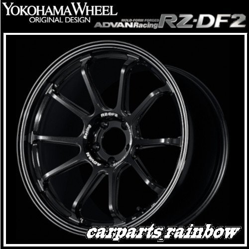 ★YOKOHAMA WHEEL ADVAN Racing RZ-DF2 forJaoaneseCars 19×10.5J 5/120 +32★TBK/レーシングチタニウムブラック★新品 1本価格★_画像1