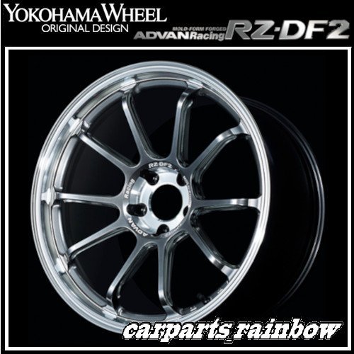 ★YOKOHAMA WHEEL ADVAN Racing RZ-DF2 forJaoaneseCars 19×9.5J 5/100 +44★DHPB/DC&ハイパープラチナブラック★新品 2本価格★_画像1