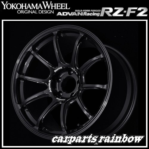 ★YOKOHAMA WHEEL ADVAN Racing RZ-F2 forJaoaneseCars 18×9.5J 5/120 +45★TBK/レーシングチタニウムブラック★新品 1本価格★_画像1