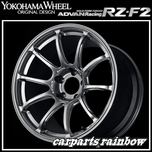 ★YOKOHAMA WHEEL ADVAN Racing RZ-F2 forJaoaneseCars 18×9.5J 5/114.3 +44★MPB/ハイパープラチナブラック★新品 4本価格★_画像1