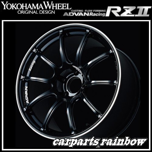 ★YOKOHAMA WHEEL ADVAN Racing RZⅡ forJapaneseCars 16×7.0J/7J 5/100 +48★GBR/レーシンググロスブラック★新品 4本価格★