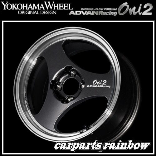 ★YOKOHAMA WHEEL ADVAN Racing Oni2/オニツー forEuropeanCars 15×6.0J/6J 4/100 +45★MBG/ブラックガンメタリック★新品 4本価格★_画像1