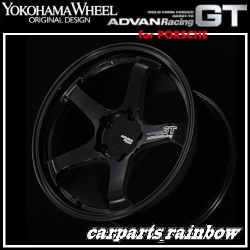 ★YOKOHAMA WHEEL ADVAN Racing GT forポルシェ 18×12.0J/12J センターロック +47★TBKP/チタニウムブラック★新品 1本価格★_画像1