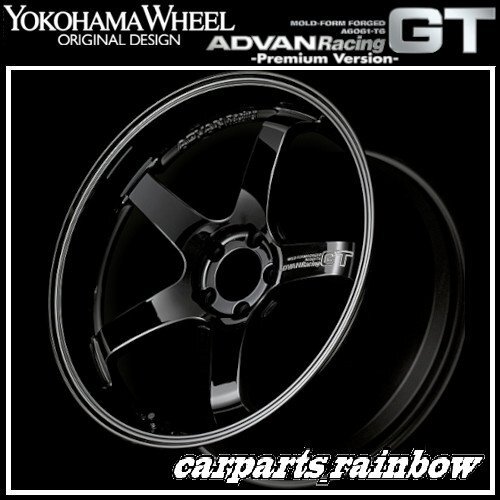 ★YOKOHAMA WHEEL ADVAN Racing GT -Premium Version- forJapaneseCars 21×10.5J 5/114.3 +24★GBP/グロスブラック★新品 1本価格★_画像1