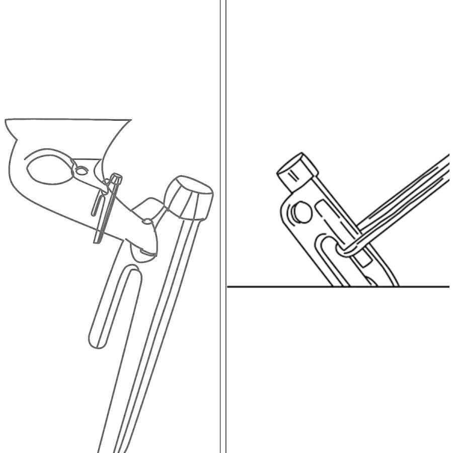 スチールペグ キャンプ テント 30cm 10本セット 収納袋付き_画像5