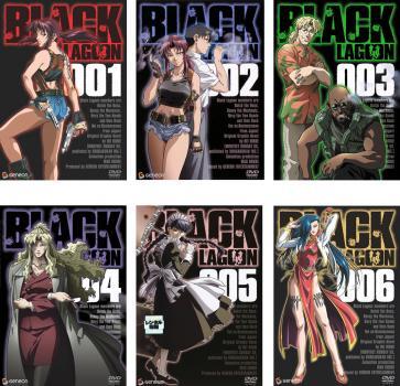 BLACK LAGOON ブラックラグーン 全6枚 第1話～第12話 最終 レンタル落ち 全巻セット 中古 DVD ケース無_画像1